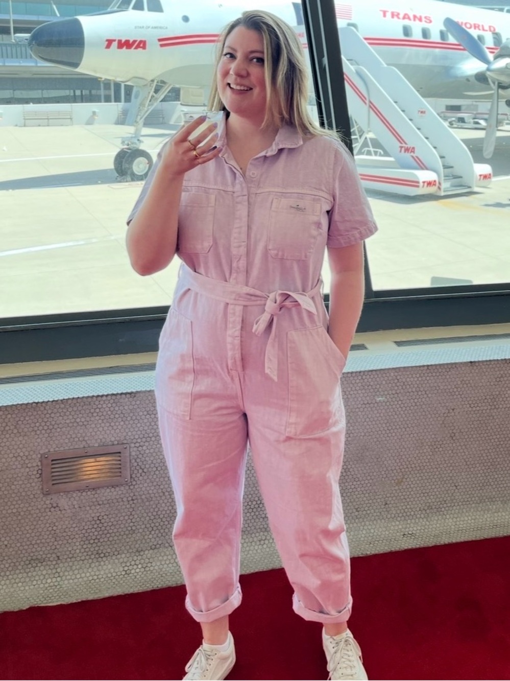 Old Navy Purple Denim Utility Suit